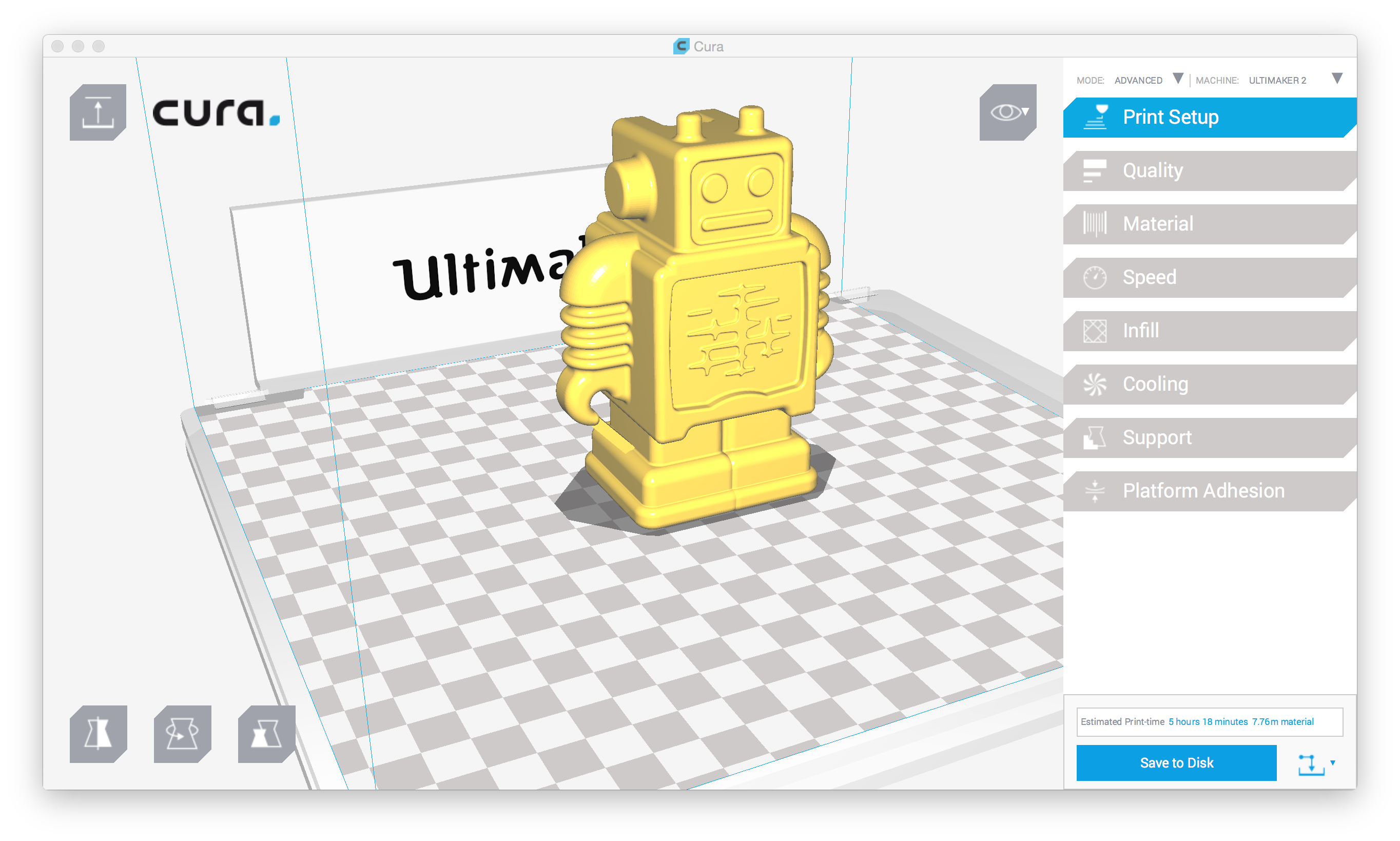 New version of Cura 3D Printing Software